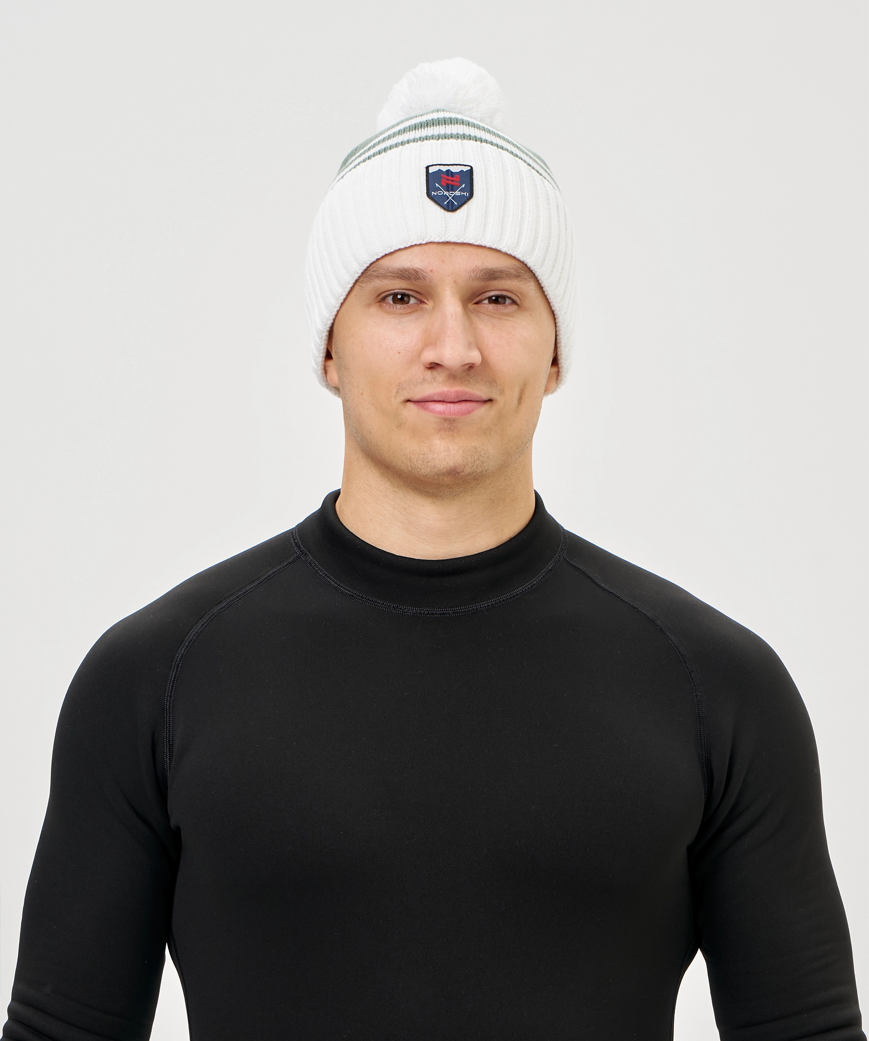 Шапка Nordski Severe Ice Water/White