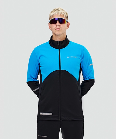 Тренировочная куртка Nordski Pro 2.0 Pearl Blue/Ice Mint/Black