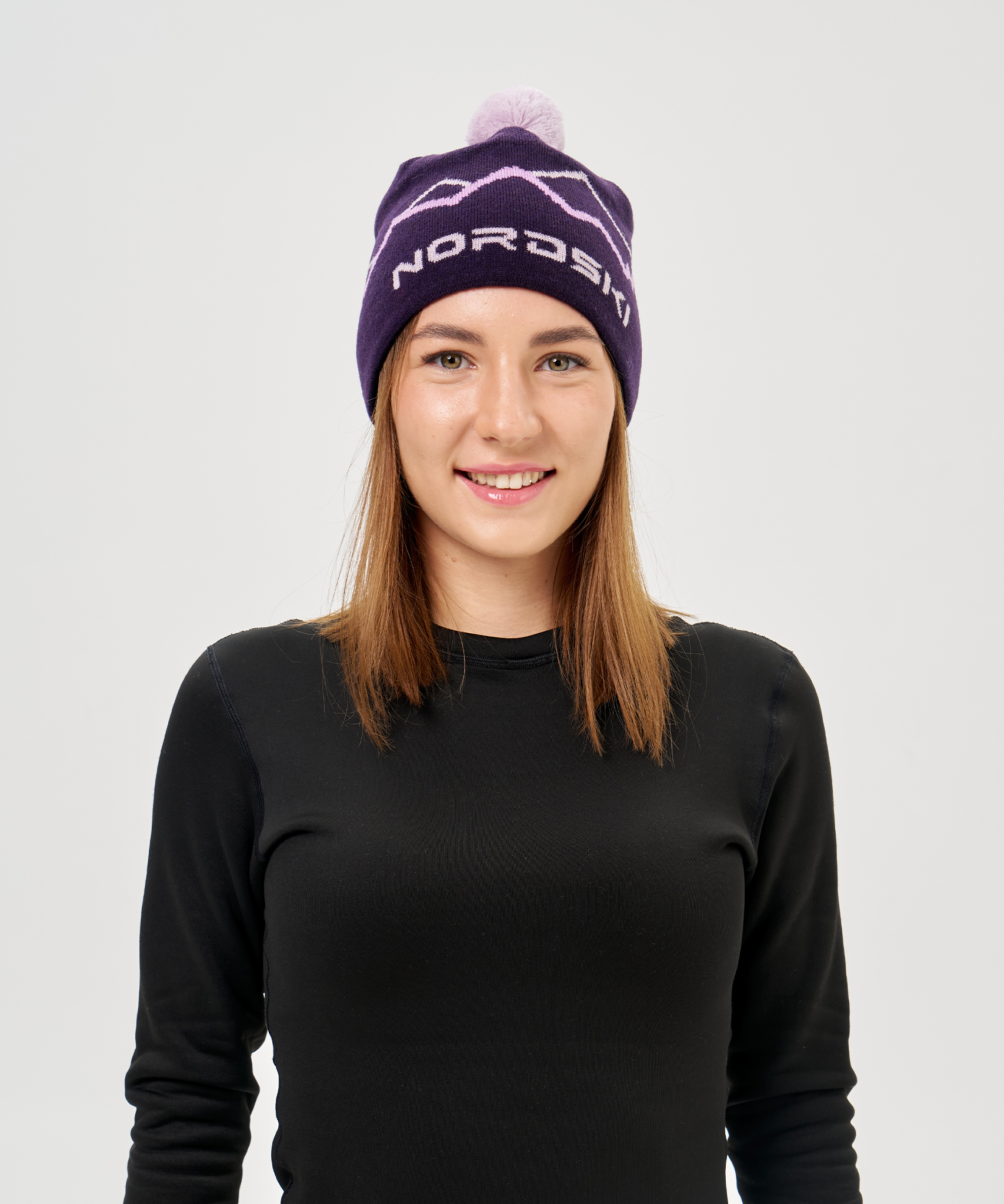 Шапка Nordski Track Plum