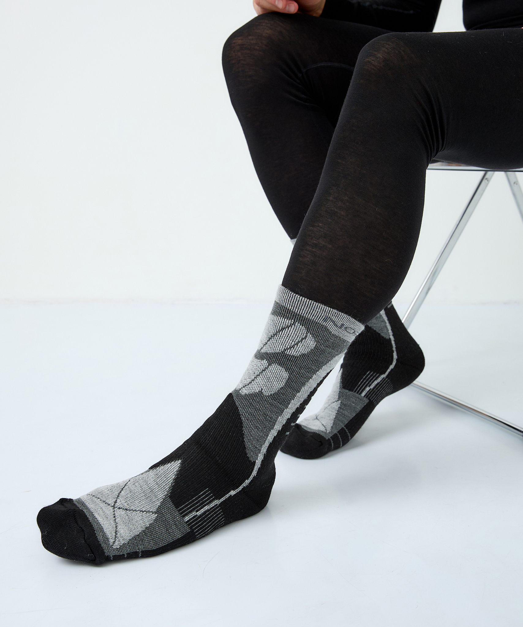 Носки Nordski Wool black/grey