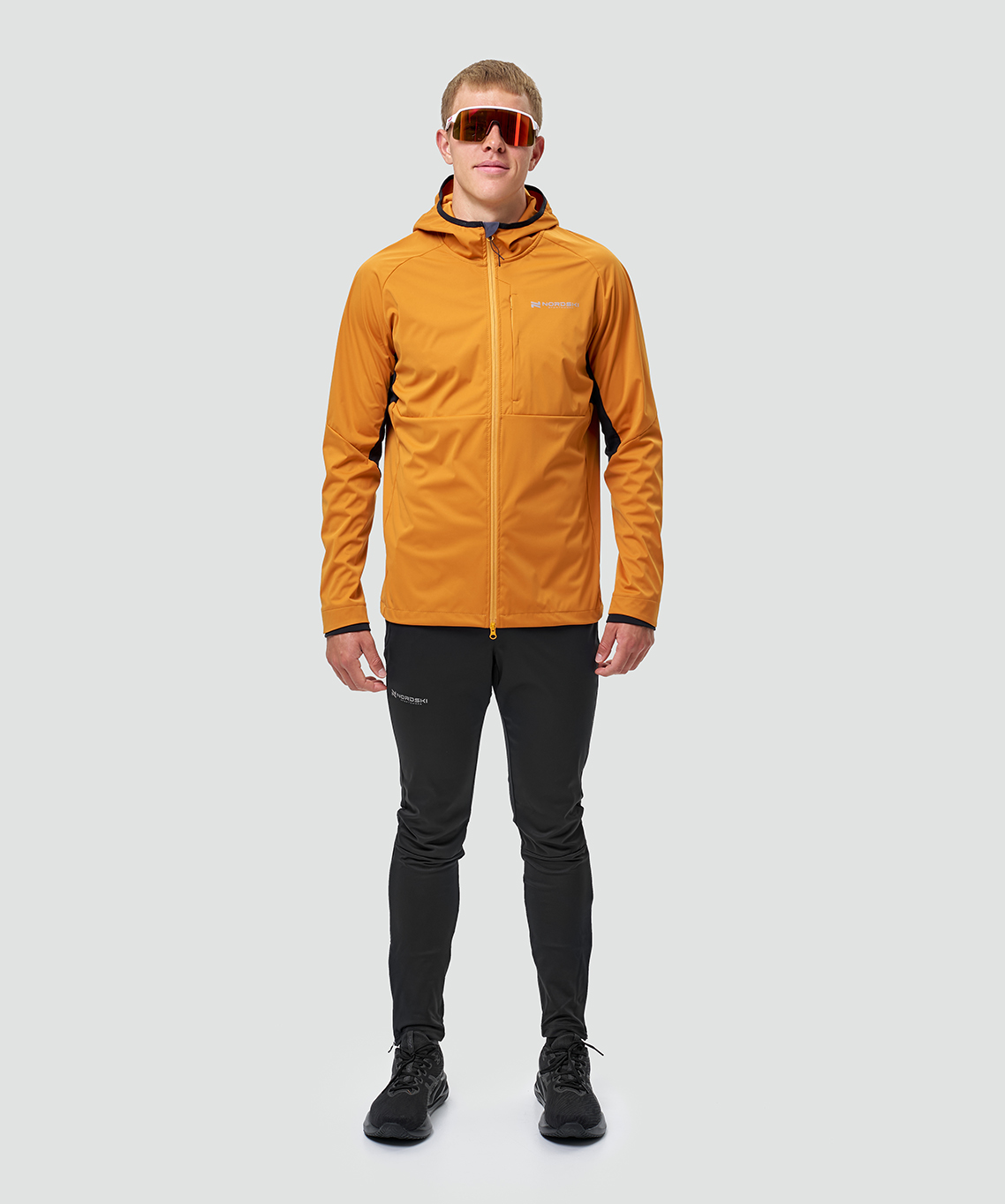 Тренировочная куртка Nordski PRO TOUR HOOD Bronze/Black