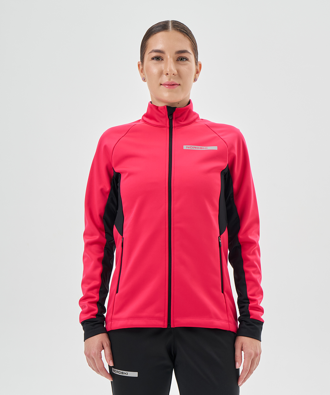 Тренировочная куртка Nordski Core Pink/Black W