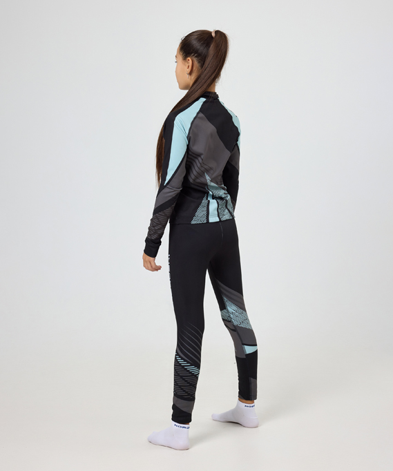 Гоночный костюм Nordski Jr. Heat Black/Ice Mint