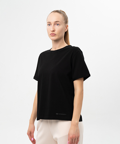 Футболка укороченная Nordski Simple Logo White W