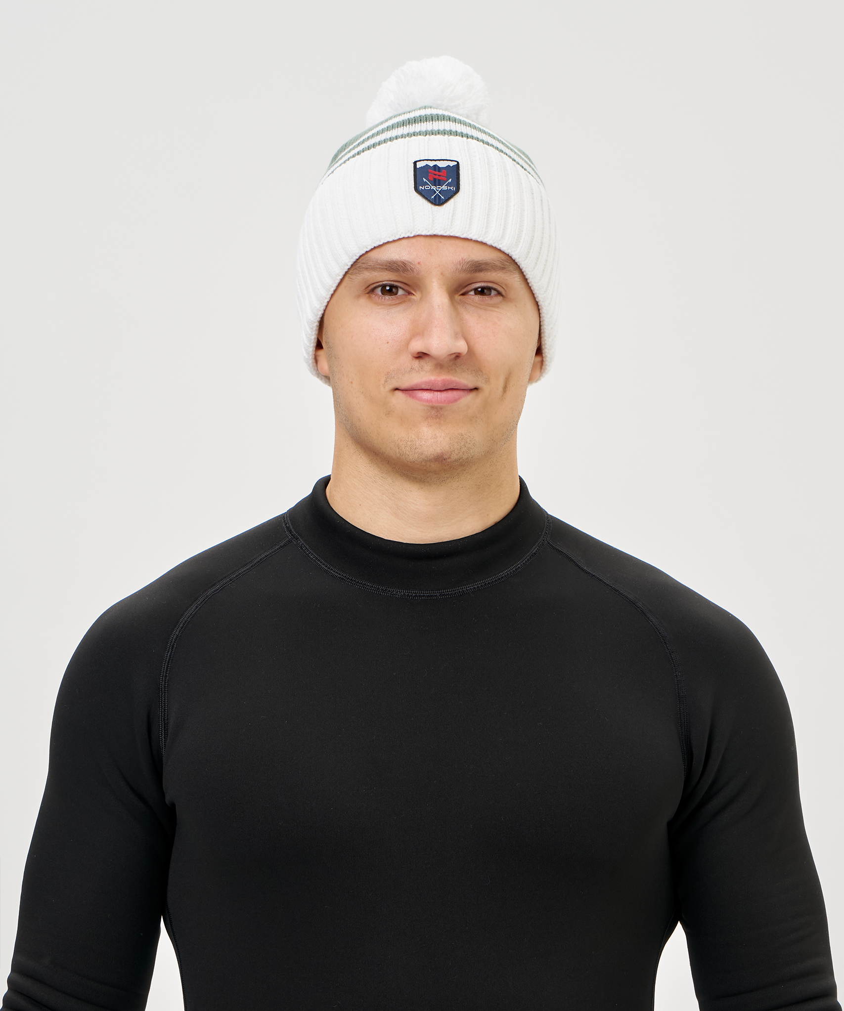 Шапка Nordski Severe Ice Mint/White