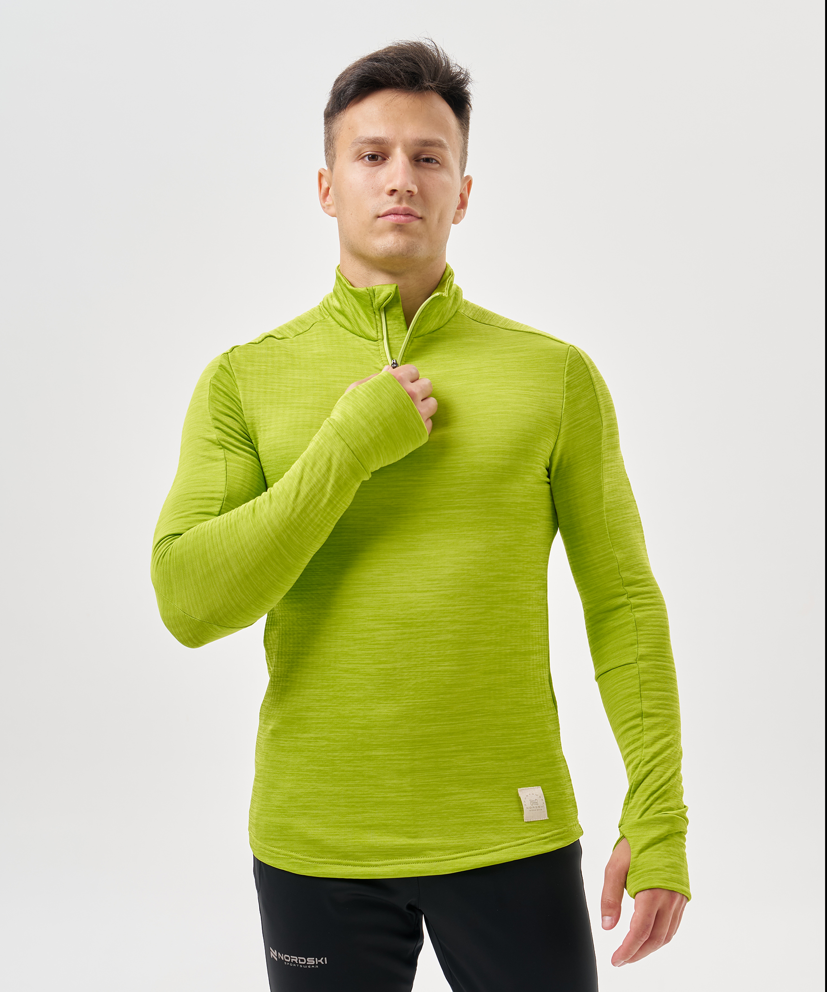 Лонгслив Nordski Impulse Lime