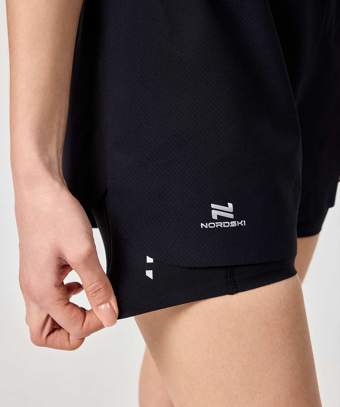 Шорты с лосинами Nordski Stayer Black W